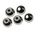 RS PRO Silver Ball Clamping Knob, M6, Threaded Hole