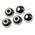 RS PRO Silver Ball Clamping Knob, M8, Threaded Hole