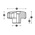 RS PRO Black Multiple Lobes Clamping Knob, M10, Threaded Through Hole