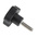 Elesa 166263 Black Multiple Lobes Clamping Knob, M6, Threaded Stud