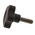 Elesa 166493 Black Multiple Lobes Clamping Knob, M10, Threaded Stud