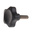 Elesa 166493 Black Multiple Lobes Clamping Knob, M10, Threaded Stud
