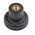 RS PRO Black Knurled Clamping Knob, M4, Threaded Hole