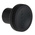 RS PRO Black Knurled Clamping Knob, M5, Threaded Hole