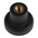 RS PRO Black Knurled Clamping Knob, M5, Threaded Hole