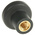 RS PRO Black Knurled Clamping Knob, M8, Threaded Hole