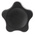 Elesa 166346 Black Multiple Lobes Clamping Knob, M8, Threaded Hole