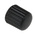 RS PRO Black Knurled Clamping Knob, M4, Threaded Hole