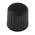 RS PRO Black Knurled Clamping Knob, M4, Threaded Hole