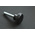 RS PRO Black Knurled Clamping Knob, M4, Threaded Stud