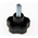 RS PRO Black Multiple Lobes Clamping Knob, M8, Threaded Stud