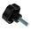RS PRO Black Multiple Lobes Clamping Knob, M8, Threaded Stud