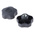 RS PRO Black Multiple Lobes Clamping Knob, M12, Threaded Hole