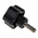 RS PRO Black Multiple Lobes Clamping Knob, M6, Threaded Stud