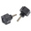 RS PRO Black Multiple Lobes Clamping Knob, M6, Threaded Stud