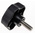 RS PRO Black Multiple Lobes Clamping Knob, M10, Threaded Stud