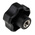 RS PRO Black Multiple Lobes Clamping Knob, M8, Threaded Hole