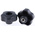 RS PRO Black Multiple Lobes Clamping Knob, M8, Threaded Hole