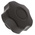 RS PRO Black Multiple Lobes Clamping Knob, M10, Threaded Hole