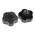 RS PRO Black Multiple Lobes Clamping Knob, M12, Threaded Hole