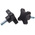 RS PRO Black 4-Arm Clamping Knob, M10, Threaded Stud