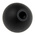 RS PRO Black Ball Clamping Knob, M12, Threaded Hole