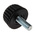 RS PRO Black Knurled Clamping Knob, M4, Threaded Hole