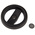 Elesa Black Technopolymer Hand Wheel, 99mm diameter