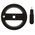 Elesa Black Technopolymer Hand Wheel, 99mm diameter