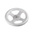RS PRO Silver Stainless Steel Hand Wheel, 200mm diameter