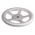 RS PRO Silver Stainless Steel Hand Wheel, 250mm diameter