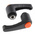 RS PRO Stainless Steel Clamping Lever, M6 x 10mm