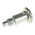 RS PRO 39.4mm Zinc Plated Steel Index Bolt, M12 x 1.75