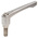 RS PRO Stainless Steel Clamping Lever, M6 x 20mm