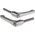RS PRO Stainless Steel Clamping Lever, M8 x 40mm