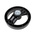 RS PRO Black Glass-Fibre Reinforced Technopolymer Hand Wheel, 80mm diameter