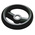 RS PRO Black Glass-Fibre Reinforced Technopolymer Hand Wheel, 80mm diameter
