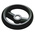 RS PRO Black Glass-Fibre Reinforced Technopolymer Hand Wheel, 126mm diameter