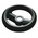 RS PRO Black Glass-Fibre Reinforced Technopolymer Hand Wheel, 160mm diameter