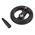 RS PRO Black Glass-Fibre Reinforced Technopolymer Hand Wheel, 126mm diameter