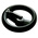 RS PRO Black Glass-Fibre Reinforced Technopolymer Hand Wheel, 126mm diameter