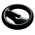 RS PRO Black Glass-Fibre Reinforced Technopolymer Hand Wheel, 126mm diameter