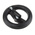 RS PRO Black Glass-Fibre Reinforced Technopolymer Hand Wheel, 160mm diameter