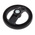 RS PRO Black Glass-Fibre Reinforced Technopolymer Hand Wheel, 200mm diameter