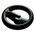 RS PRO Black Glass-Fibre Reinforced Technopolymer Hand Wheel, 200mm diameter