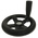 RS PRO Black Hand Wheel, 120mm diameter