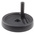 RS PRO Black Thermoplastic Hand Wheel, 150mm diameter
