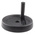 RS PRO Black Thermoplastic Hand Wheel, 200mm diameter