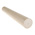 RS PRO Beige Polyetheretherketone PEEK Rod, 300mm x 40mm Diameter