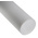 RS PRO Opaque Fluoroplastics PTFE Rod, 500mm x 50mm Diameter